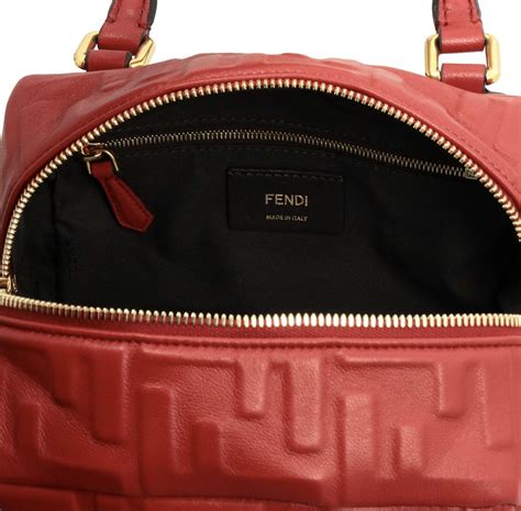 bauletto e tracolla fendi boston|Fendi Boston Bauletto in pelle e Tessuto FF marrone Hand Bag .